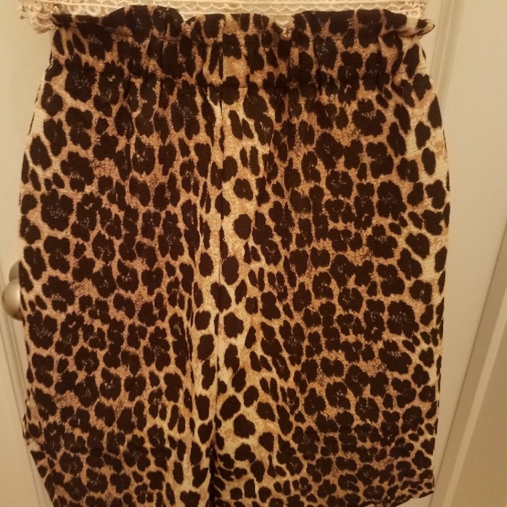 🆑️CLEARANCE! LAST 1! Cheetah Print Curvy Size Shorts  5🌟Rated - Picture 4 of 5